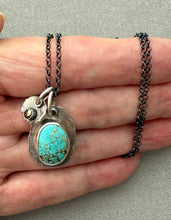Load image into Gallery viewer, Artisan Hidden Valley Turquoise Gemstone Pendant Necklace