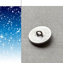 Load image into Gallery viewer, RESERVED for Rita Artisan Fine Silver Snowflake Button
