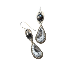 Load image into Gallery viewer, Artisan Sterling Silver, Dendritic Opal Earrings

