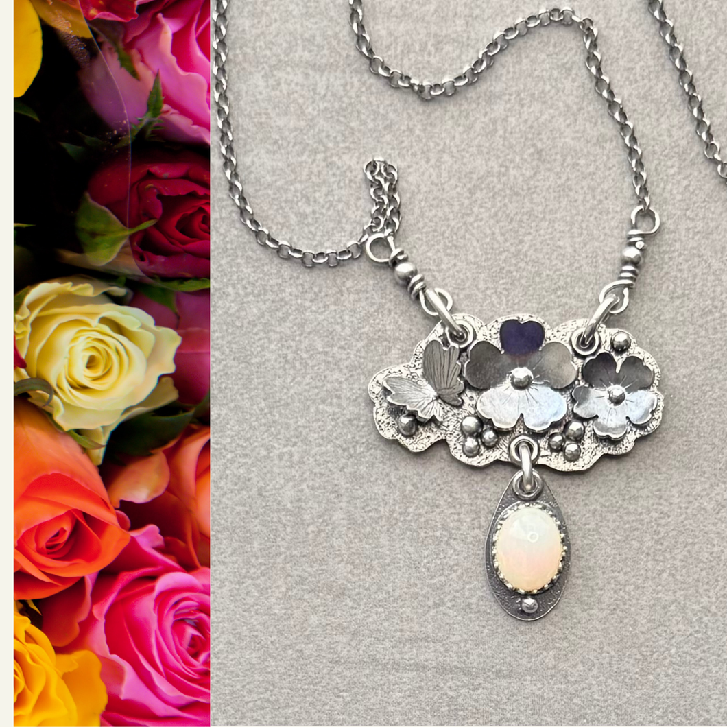 Fire Opal Necklace