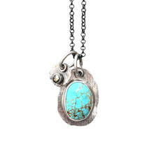 Load image into Gallery viewer, Artisan Hidden Valley Turquoise Gemstone Pendant Necklace
