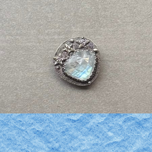 Load image into Gallery viewer, RESERVED for Janet - Moonstone Button, handmade Custom
